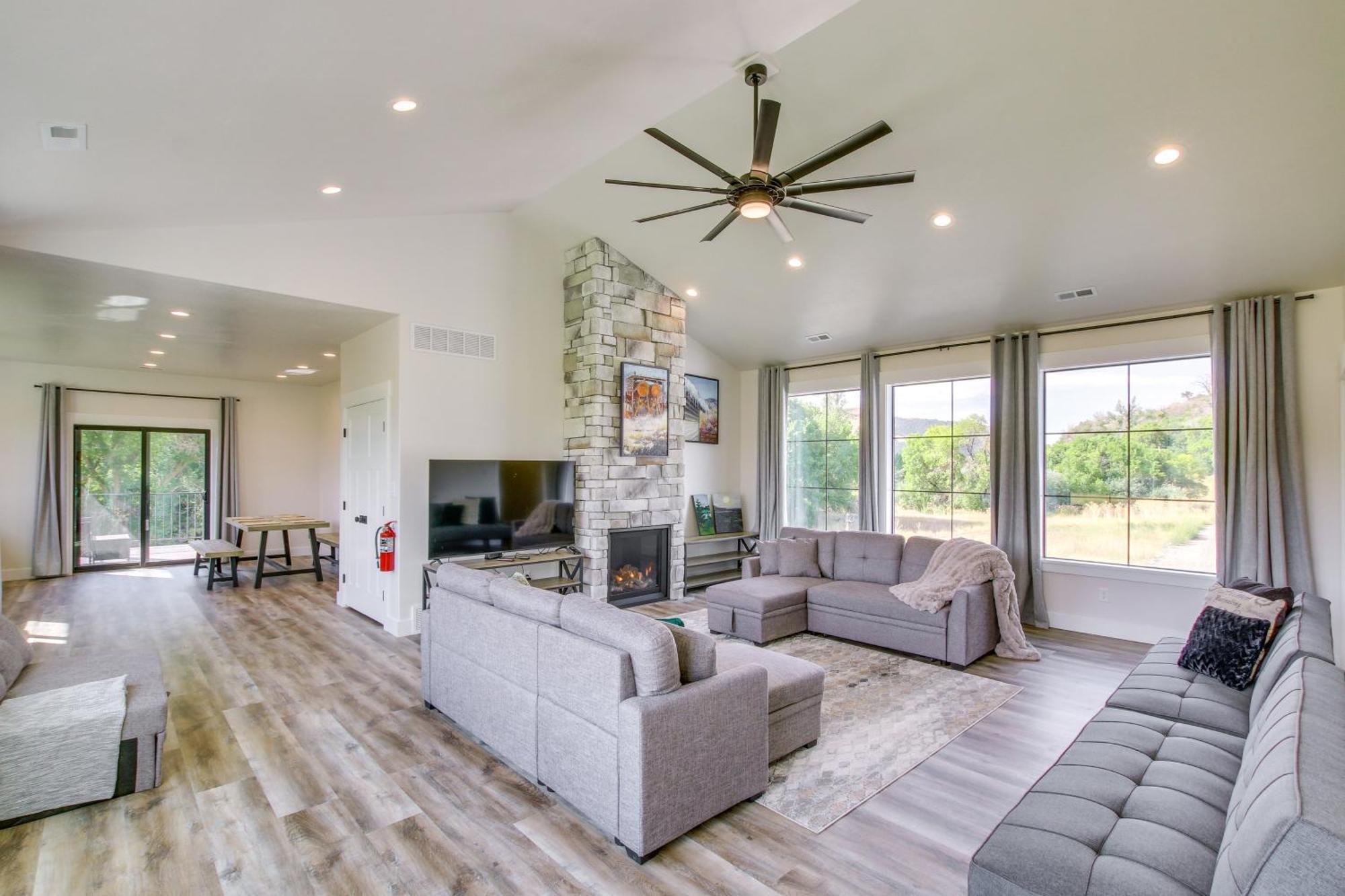 Spacious Idaho Home On Scenic Cub River! Preston Exteriör bild