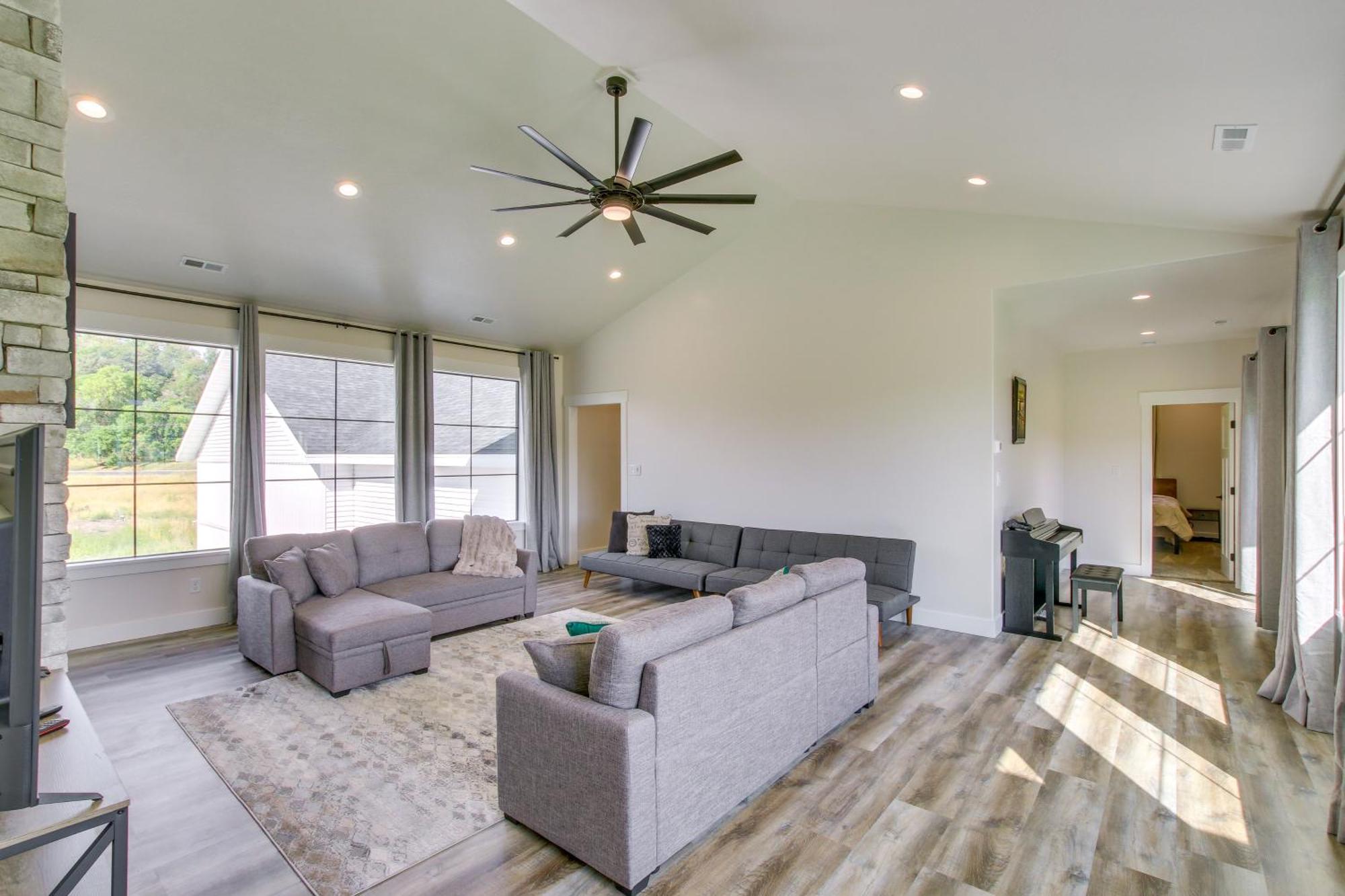 Spacious Idaho Home On Scenic Cub River! Preston Exteriör bild
